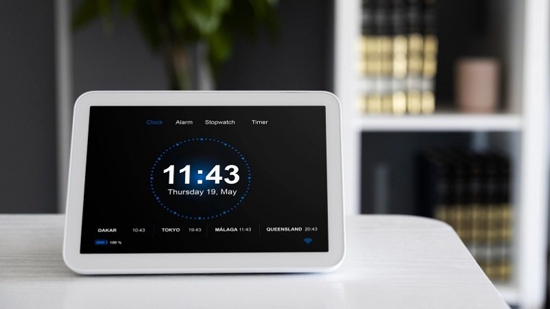 Top 10 Smart Home Automation Devices - smart screen device on desk