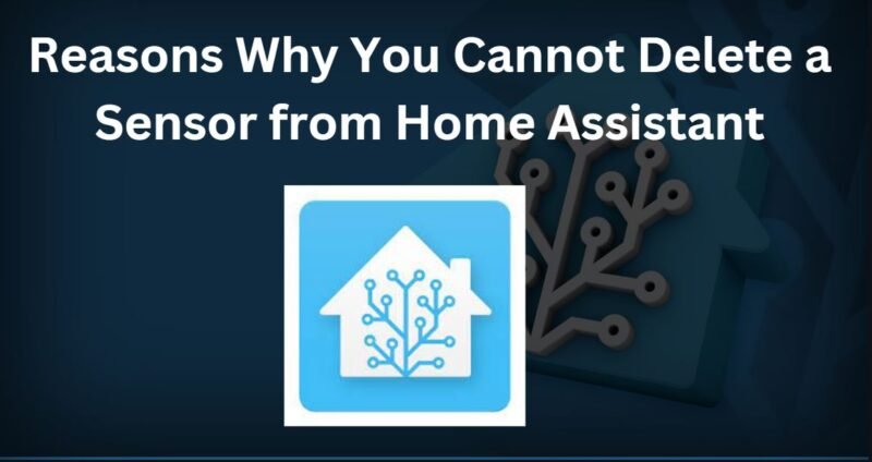 Cannot Delete a Sensor from Home Assistant